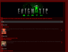 Tablet Screenshot of enigmaticearth.com